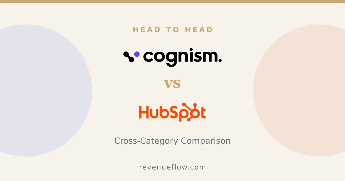 Branded cover: Cognism vs HubSpot CRM: Cross-Category Comparison