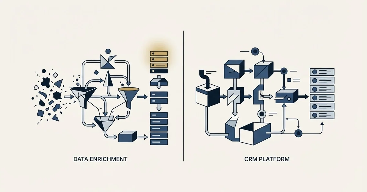 Editorial illustration for Cognism vs OnePageCRM