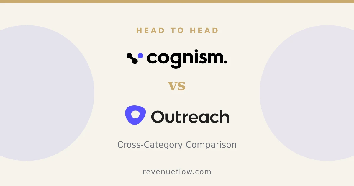 Branded cover: Cognism vs Outreach: Cross-Category Comparison