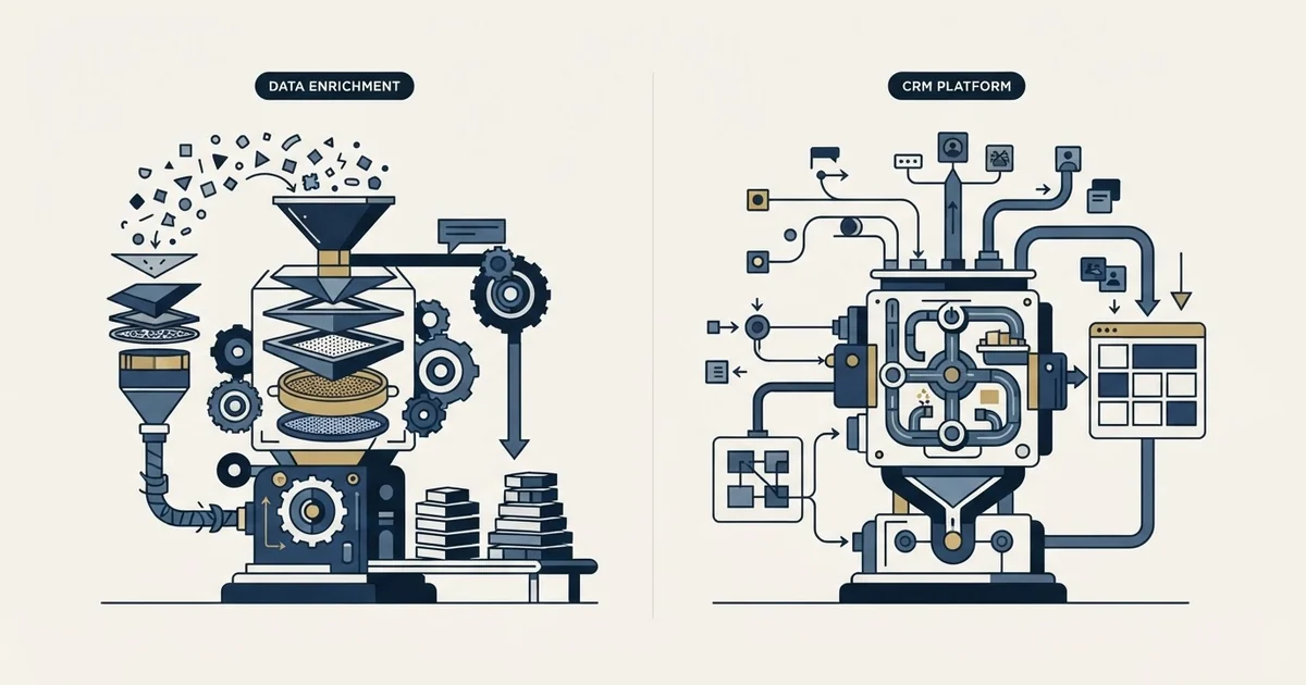 Editorial illustration for Cognism vs Salesflare