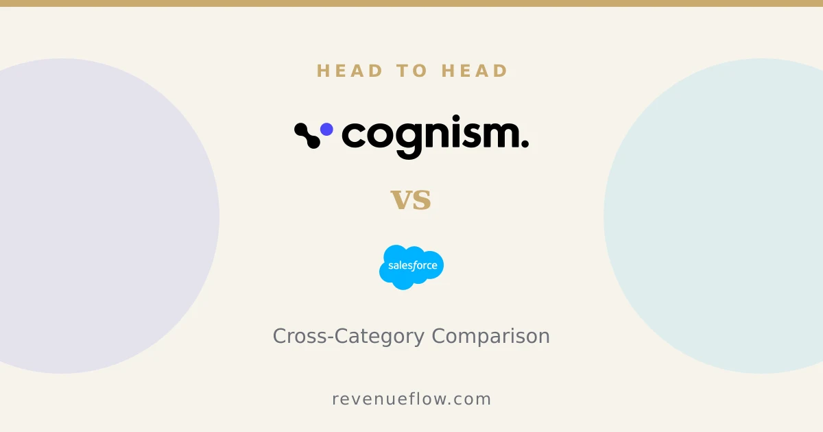Branded cover: Cognism vs Salesforce: Cross-Category Comparison