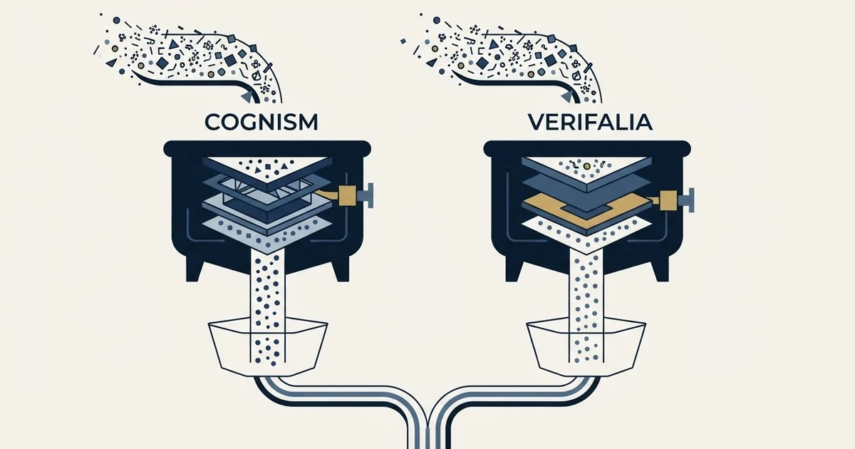 Editorial illustration for Cognism vs Verifalia