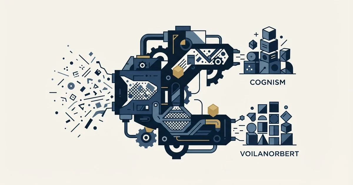 Editorial illustration for Cognism vs VoilaNorbert