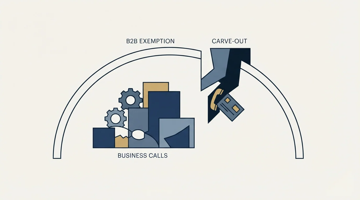Section illustration: The carve-out that catches ordinary B2B sellers
