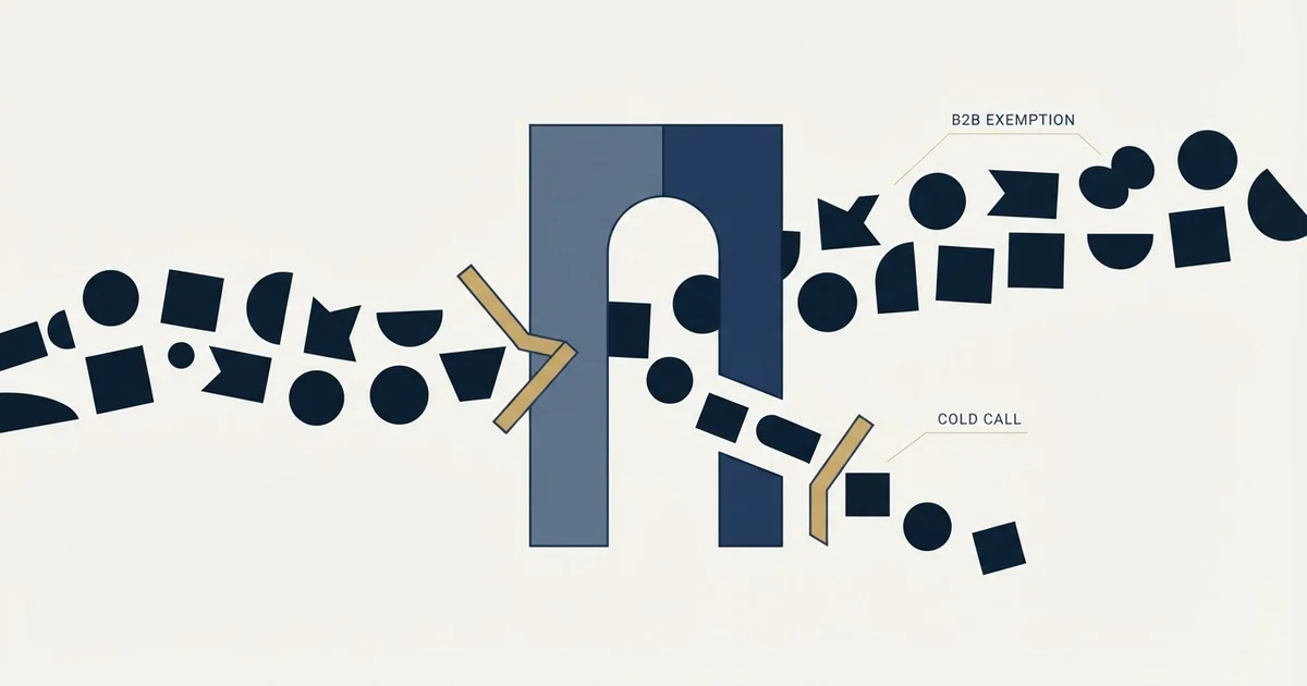 Editorial illustration for What Cold Calling Is, and Which Rules Apply to a