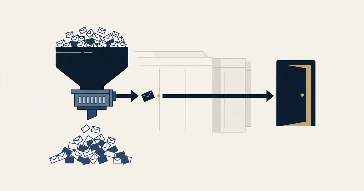 Editorial illustration for Cold Email for Film and Video Production