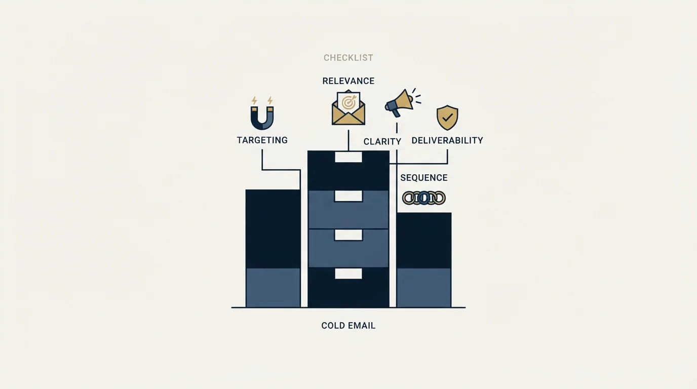 Section illustration: Your MarTech Cold Email Checklist