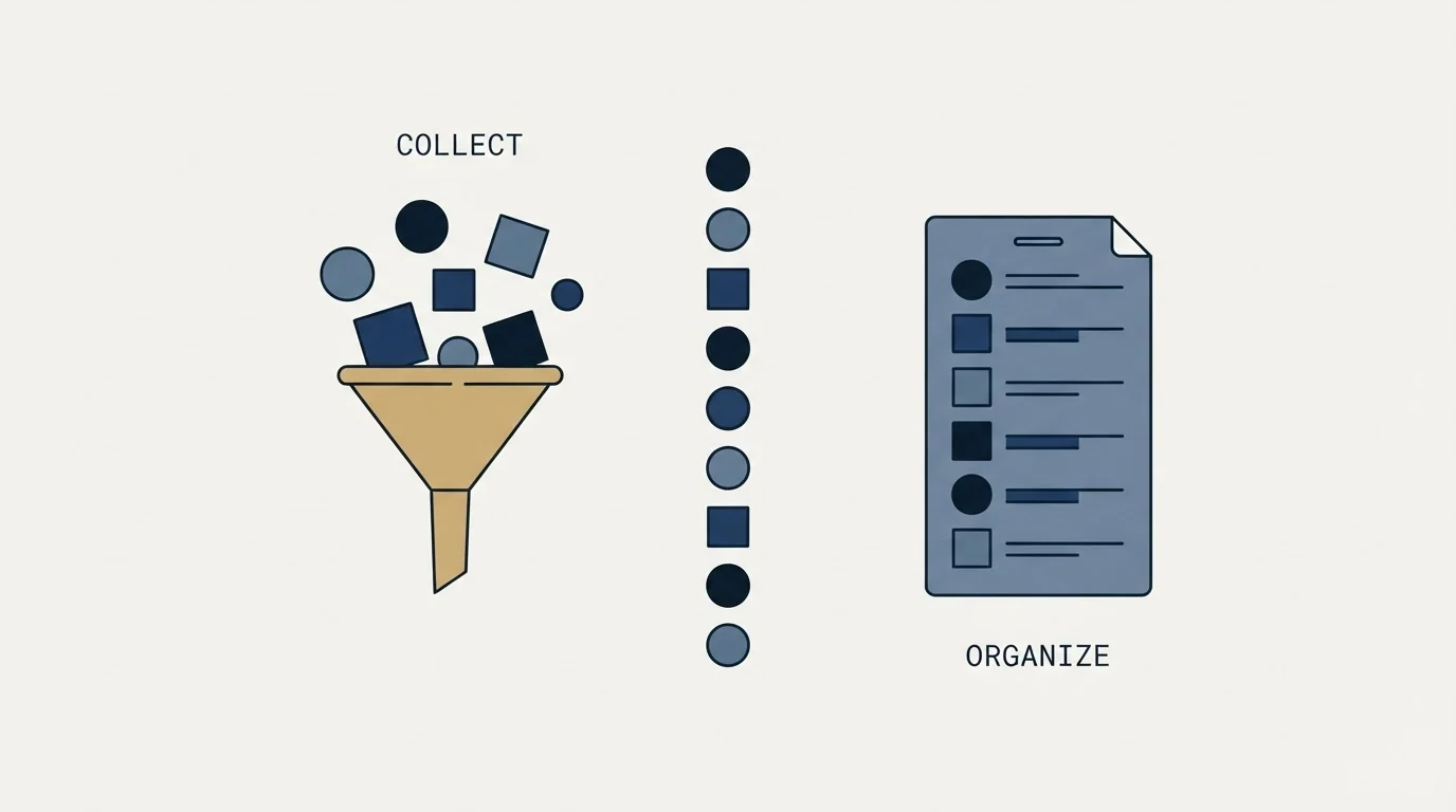 Section illustration: Building the List
