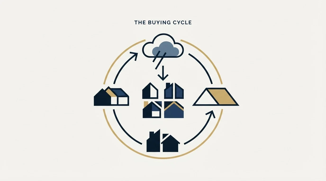 Section illustration: How the Buying Cycle Actually Works