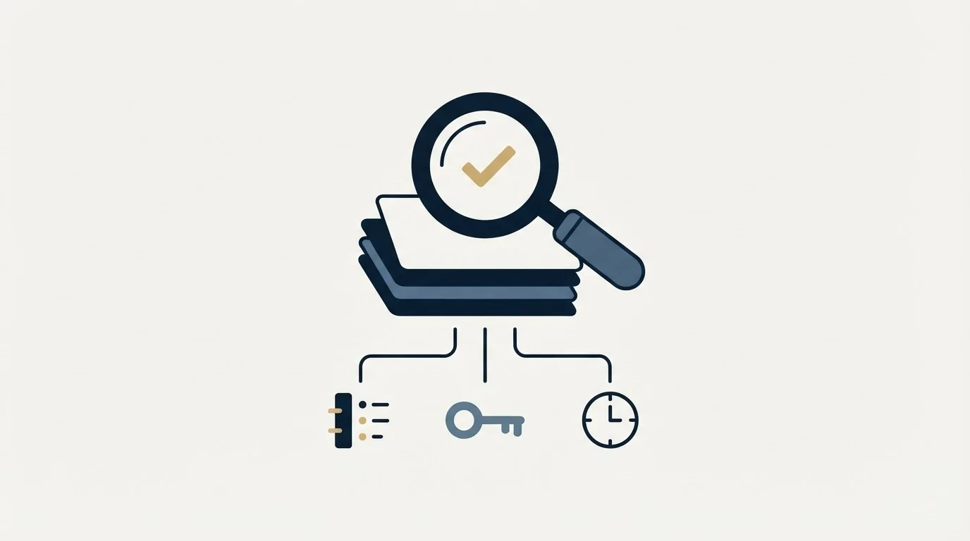 Section illustration: Pre-send checklist