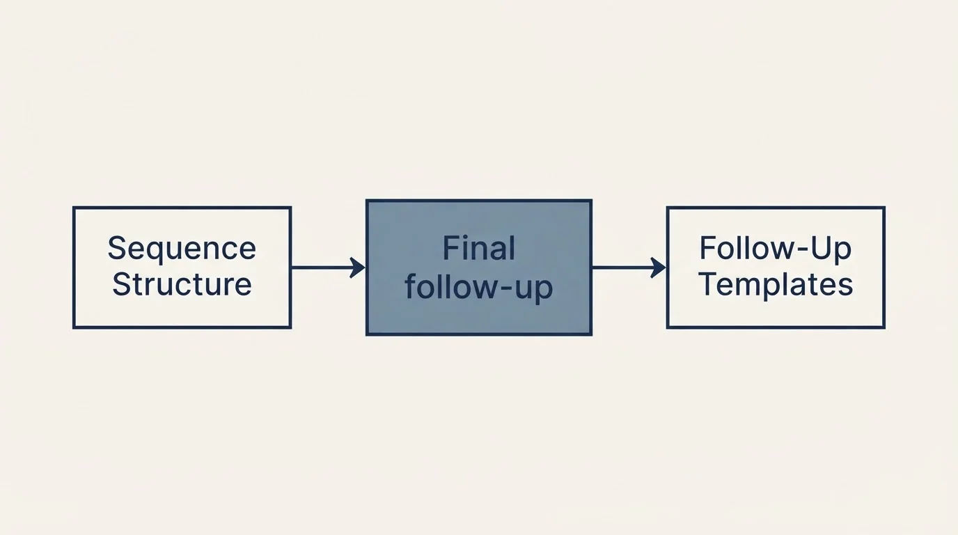 Schematic: Follow-Up Strategies for Strategy Sessions (Final follow-up, Sequence Structure, Follow-Up Templates)