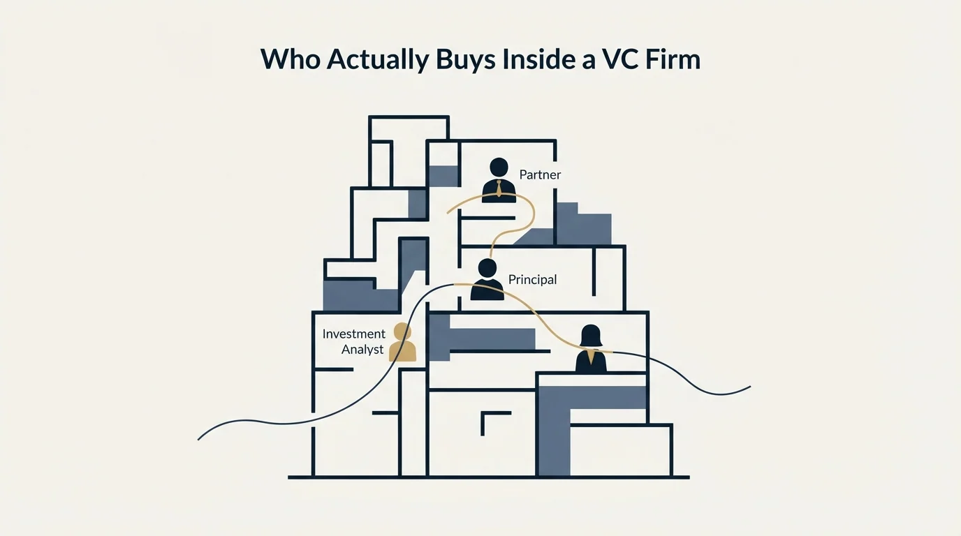 Section illustration: Who Actually Buys Inside a VC Firm