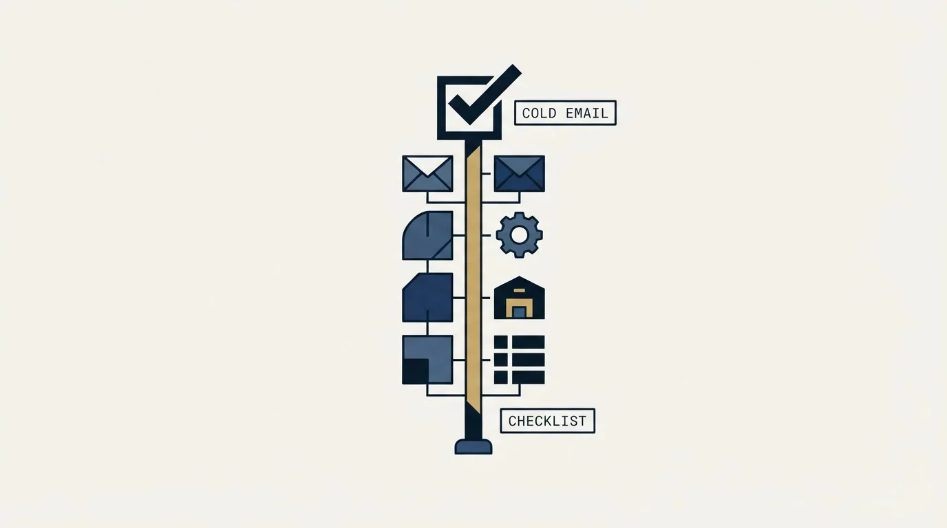 Section illustration: Your Warehousing and 3PL Cold Email Checklist