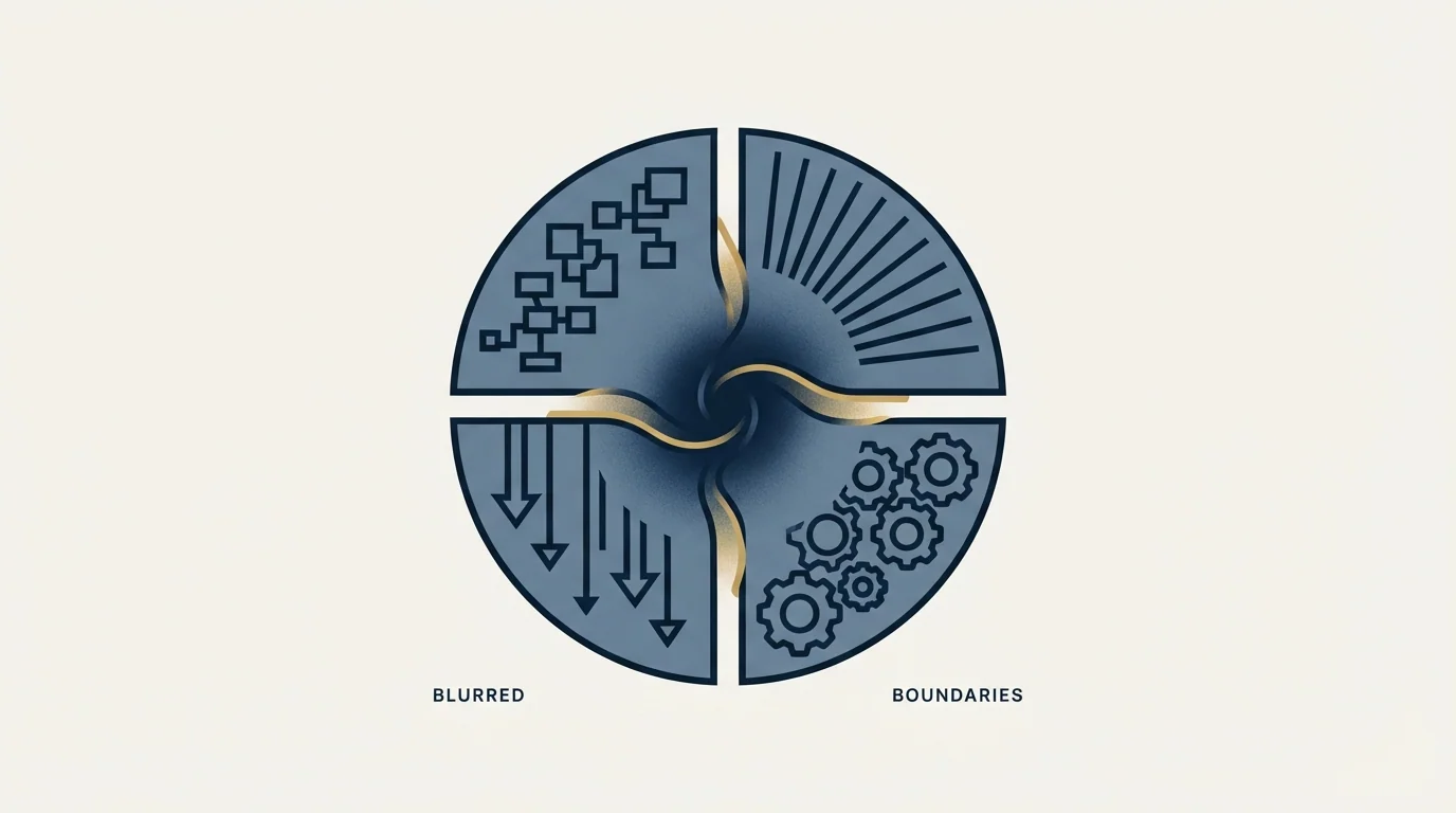 Section illustration: The categories blur inside a single brand
