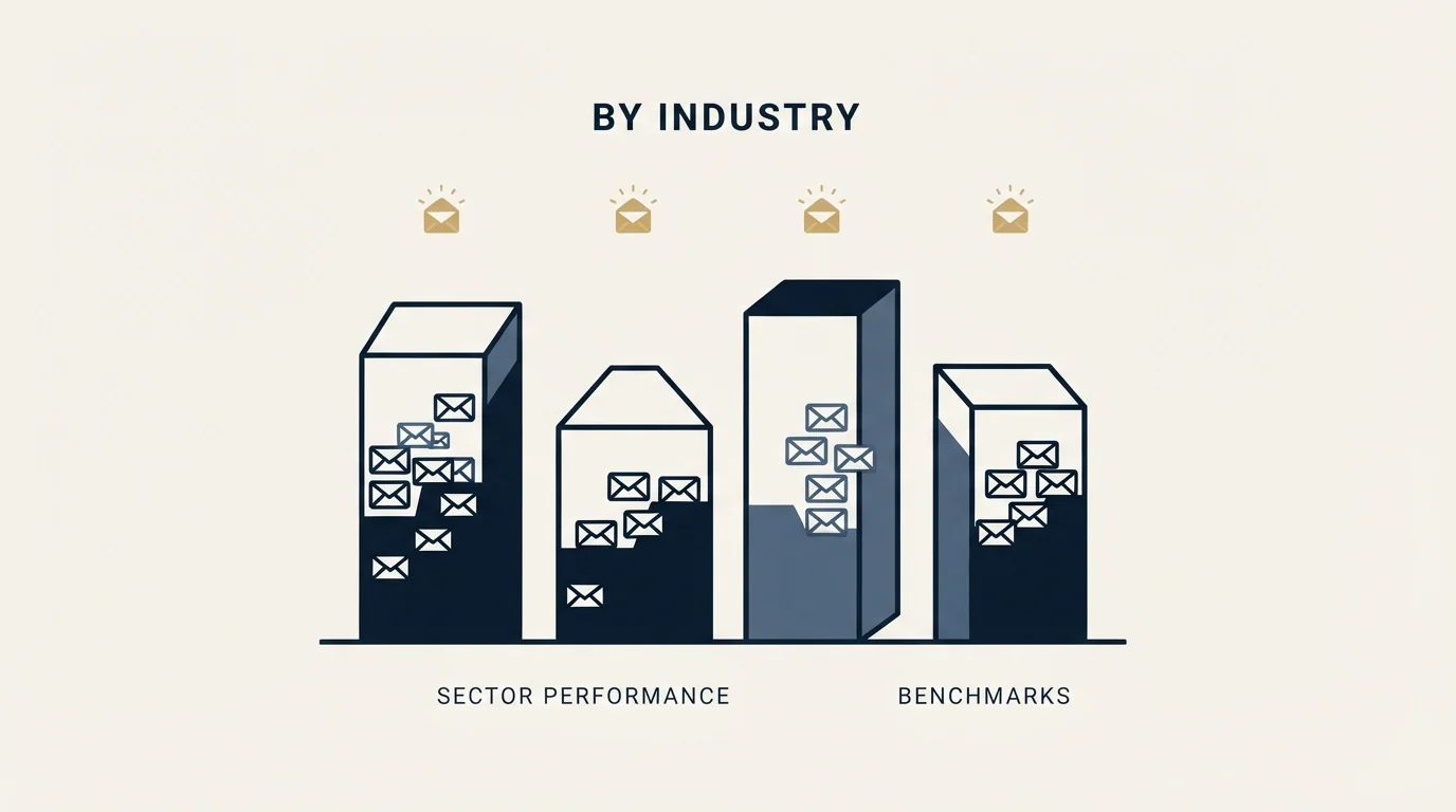 Section illustration: Open Rate Benchmarks by Industry