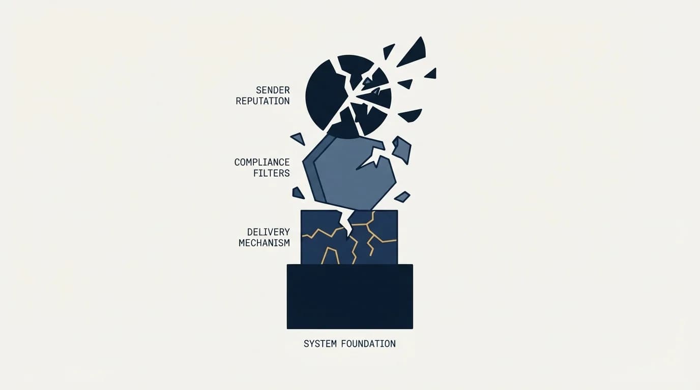 Section illustration: What breaks first when you self-build, in order