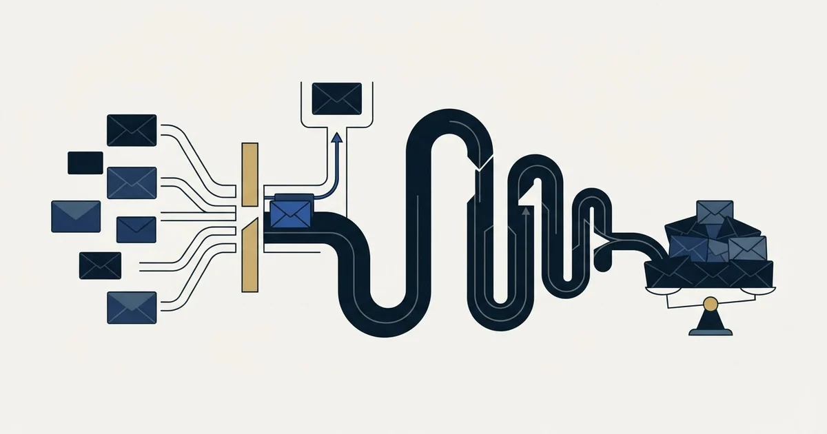 Editorial illustration for Cold Email Sequence Benchmarks