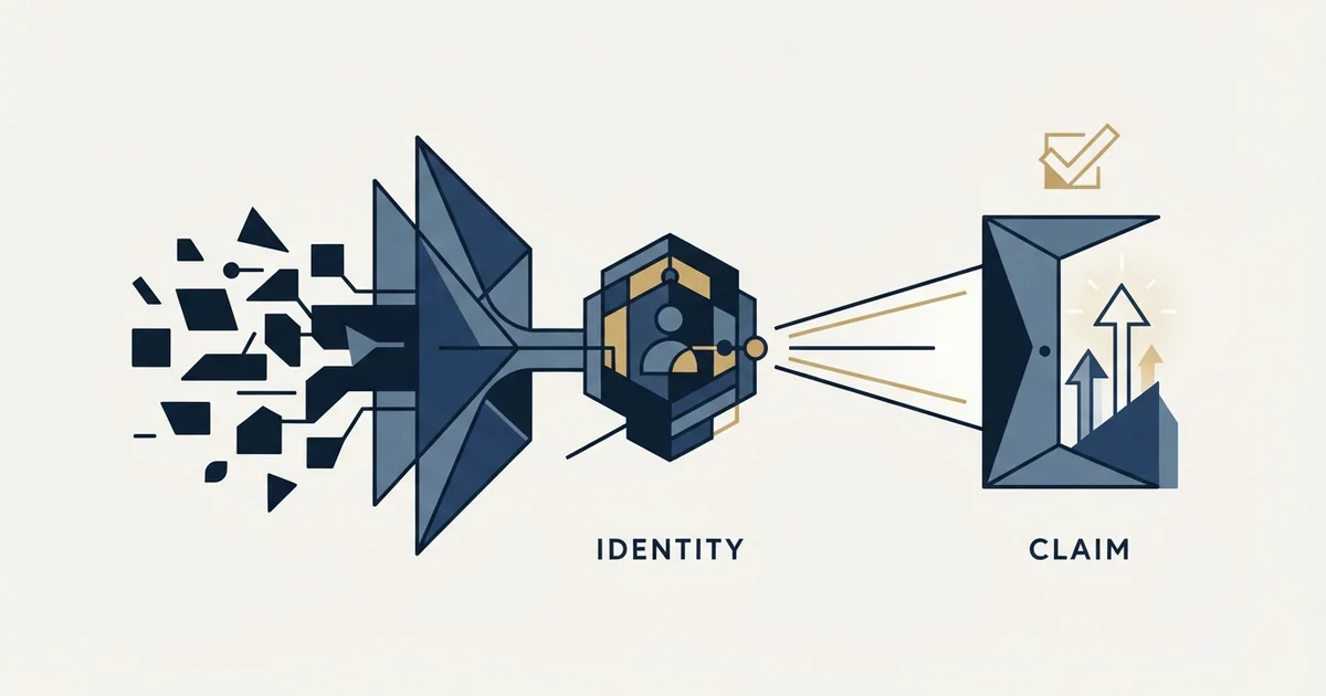 Editorial illustration for The Cold Email Signature Is an Identity Claim
