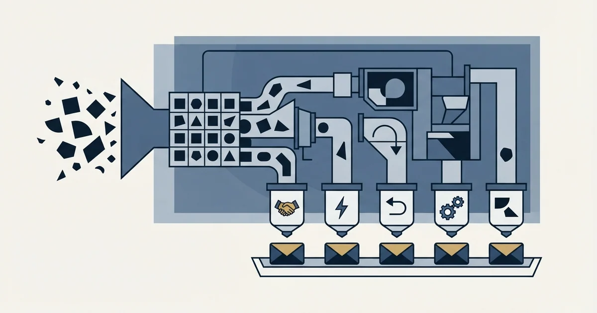 Editorial illustration for Cold Email Templates for Biotech