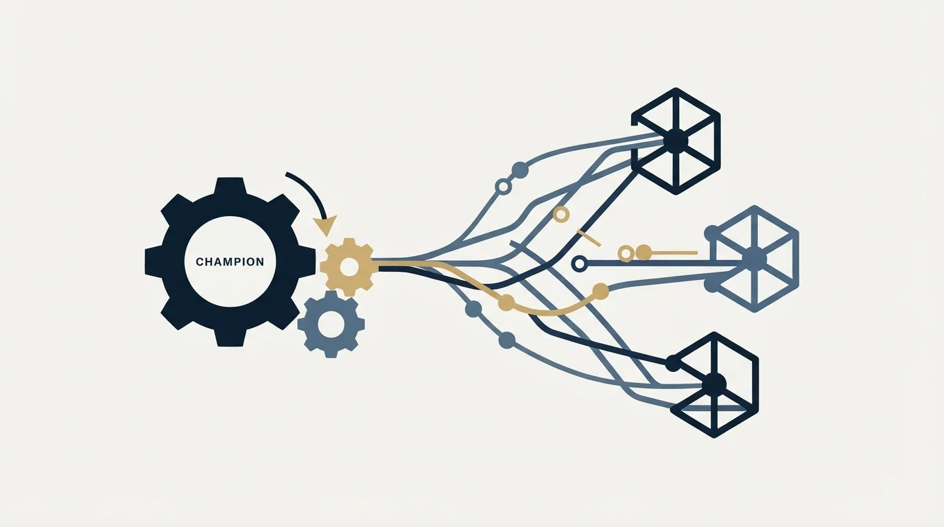 Section illustration: Champion Change and Multithreading Templates