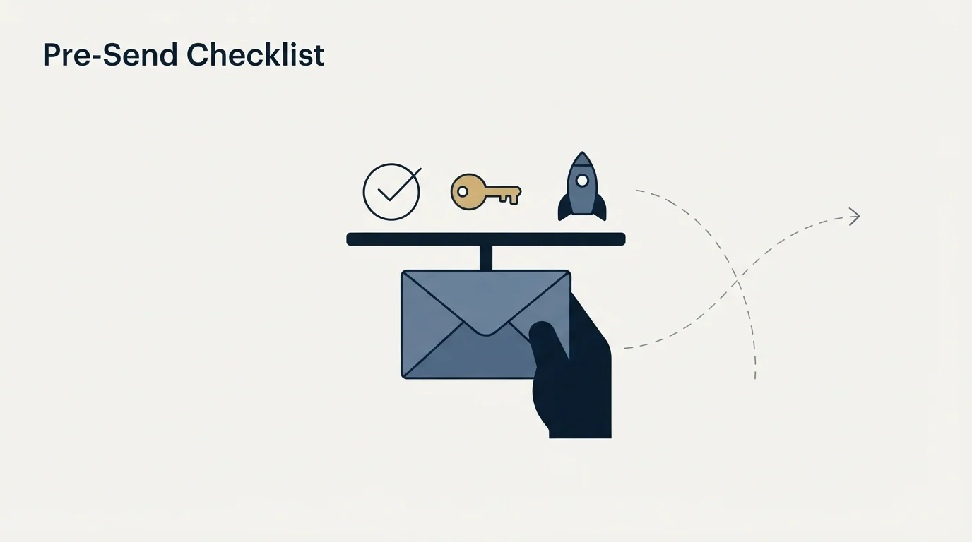 Section illustration: Your Pre-Send Checklist