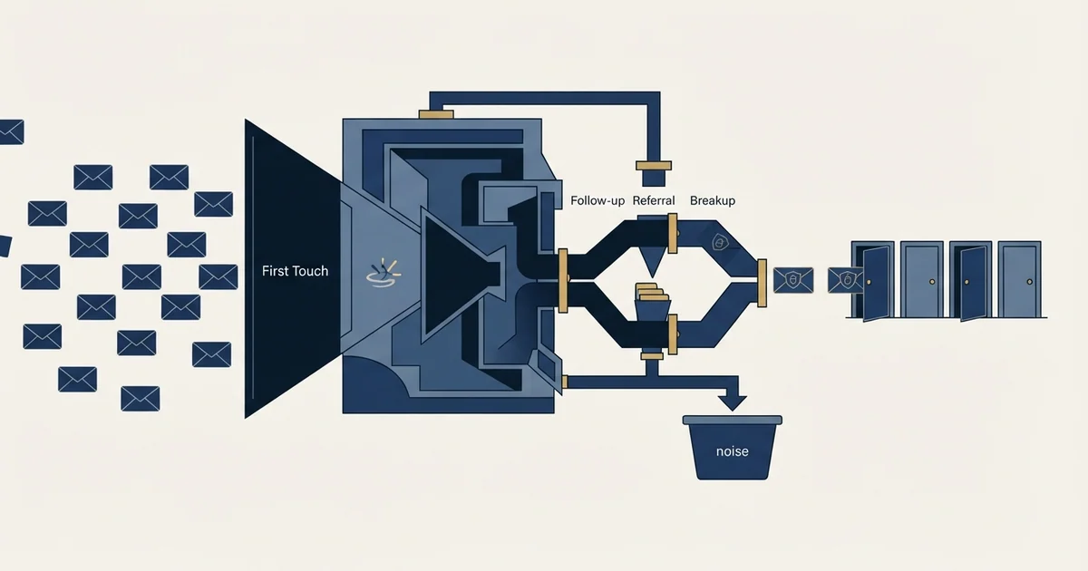 Editorial illustration for Cold Email Templates for Cybersecurity