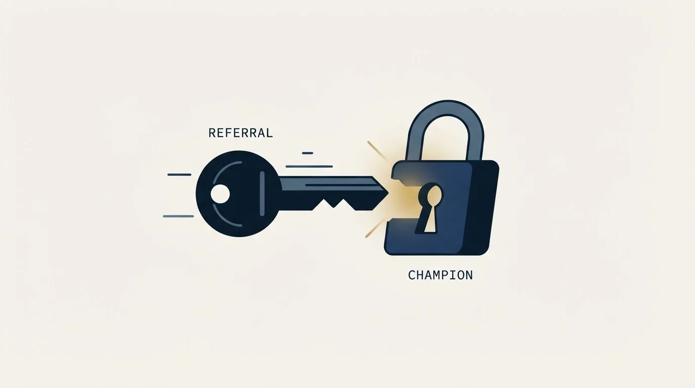 Section illustration: Referral and Champion Templates