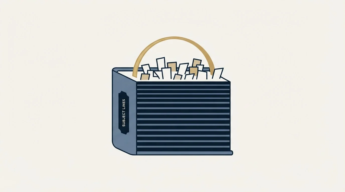 Section illustration: Subject Line Bank