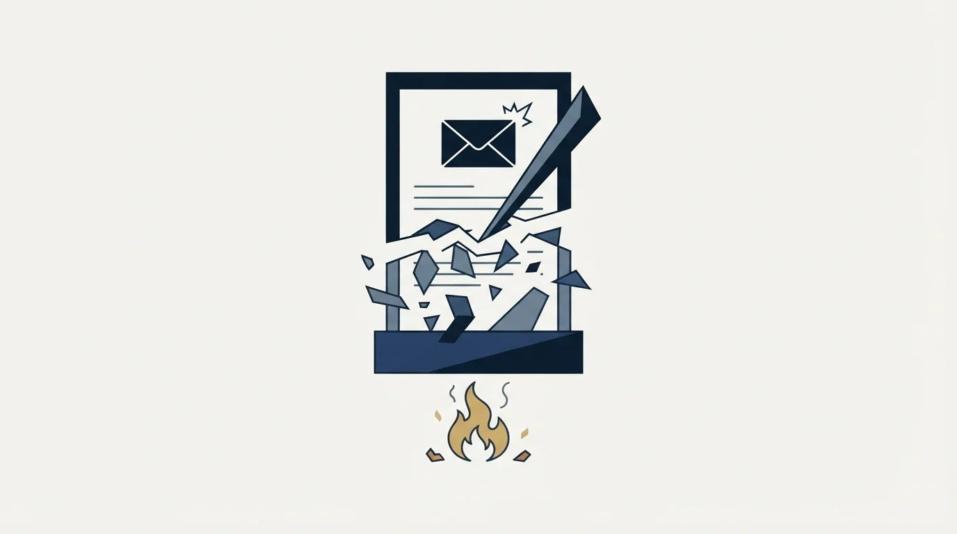 Section illustration: Mistakes That Kill Energy Cold Email