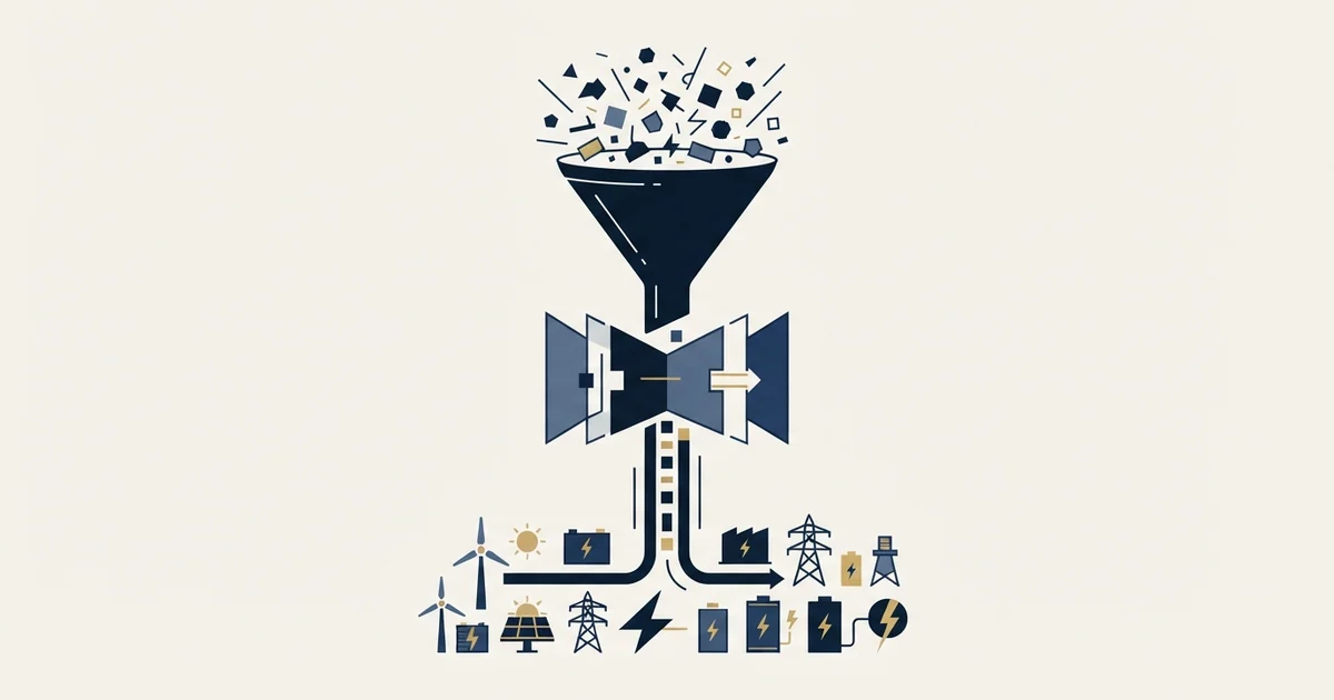 Editorial illustration for Cold Email Templates for Energy