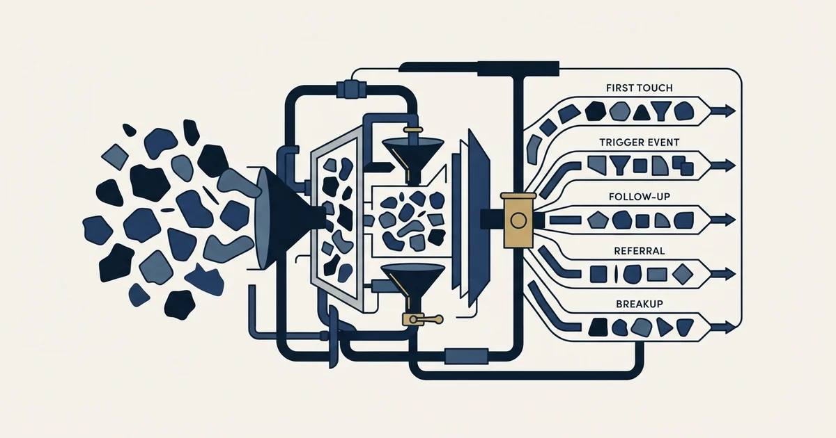 Editorial illustration for Cold Email Templates for FinTech
