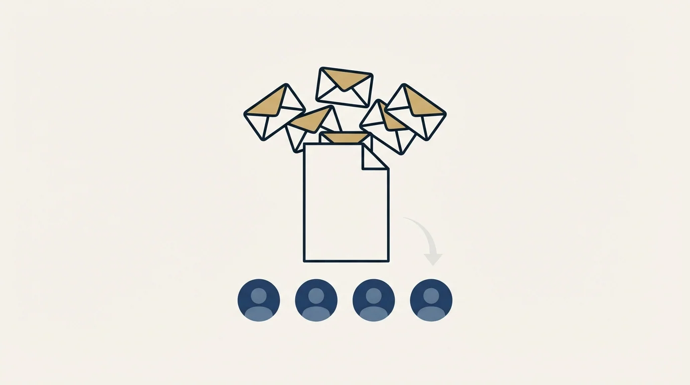Section illustration: Template: The Sample-First Email