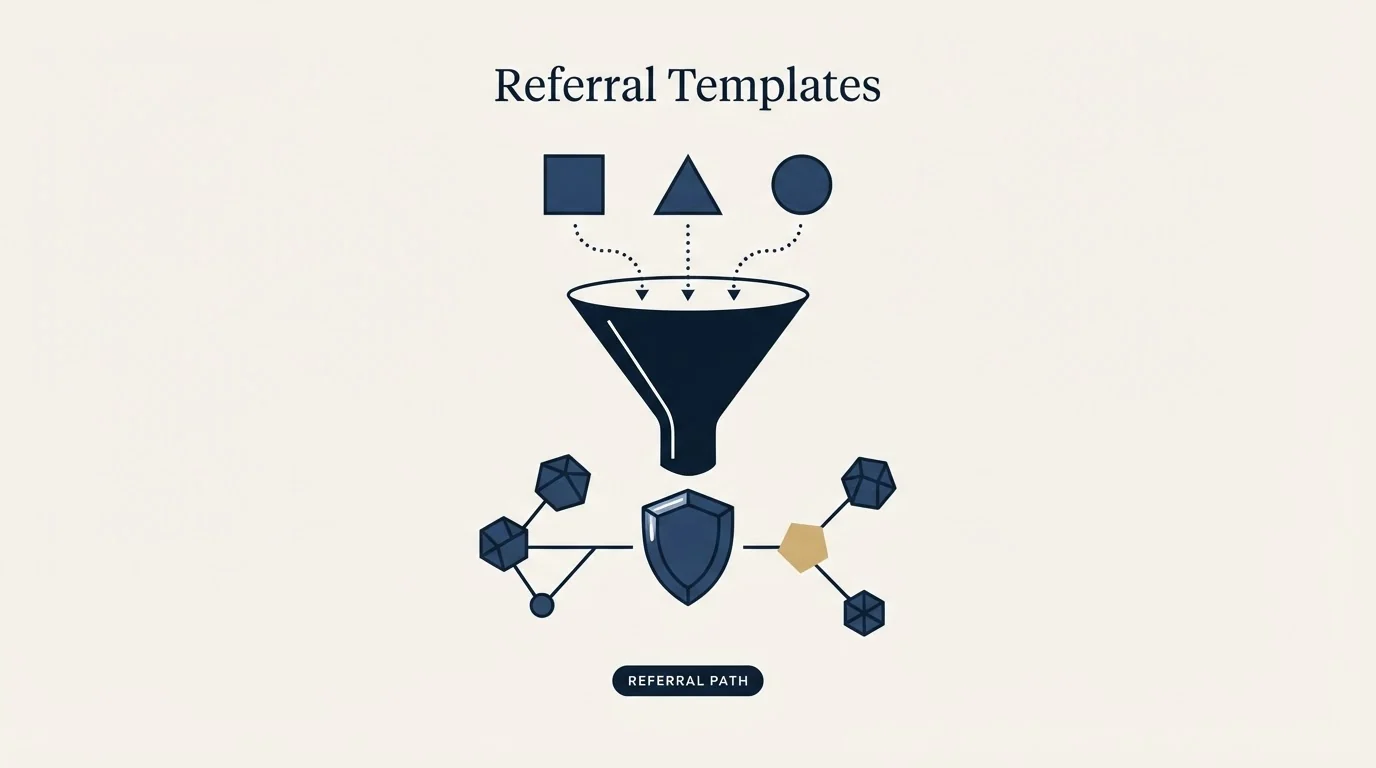 Section illustration: Referral Templates