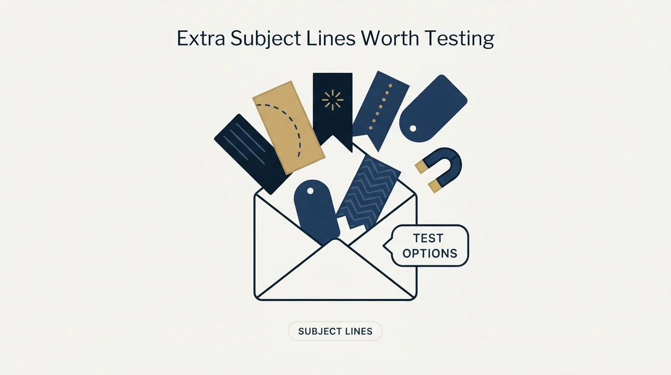 Section illustration: Extra Subject Lines Worth Testing
