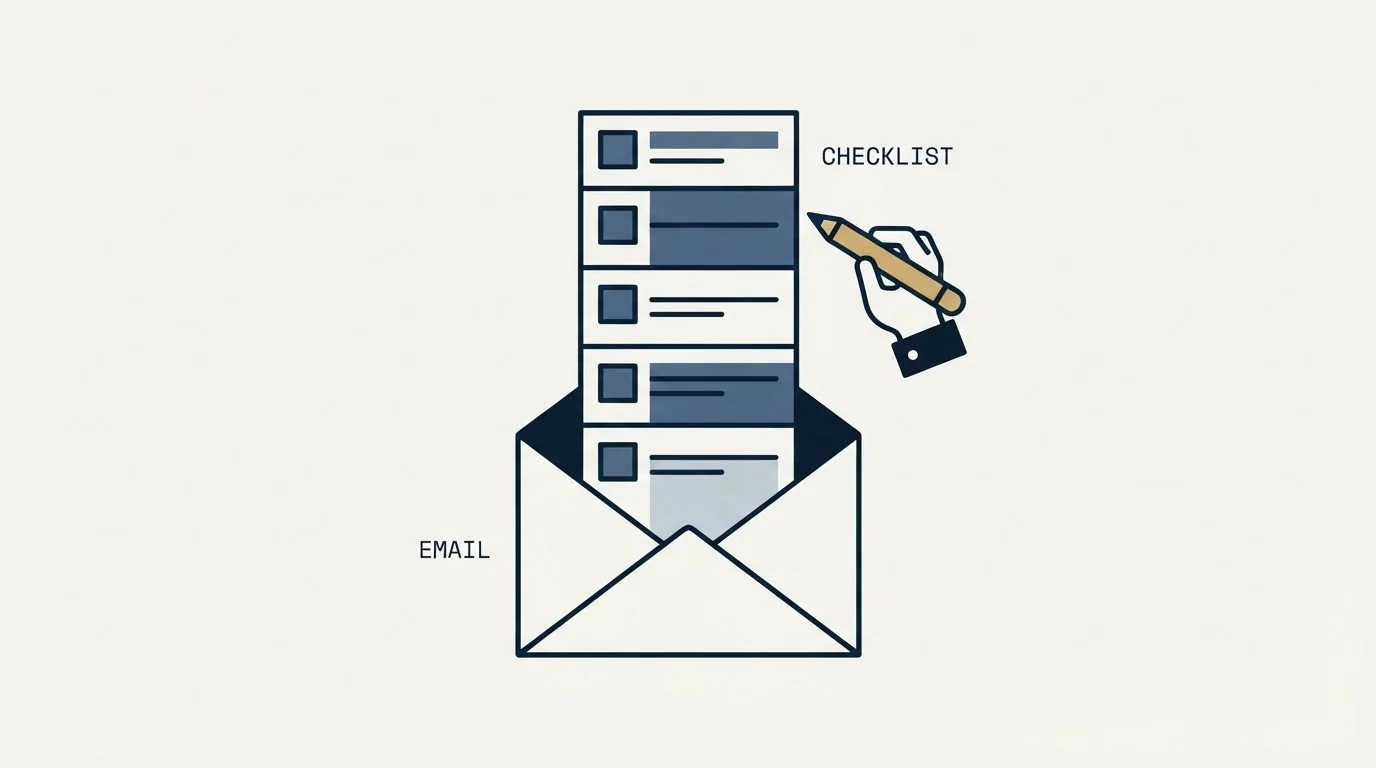 Section illustration: Your Recruiter Cold Email Checklist