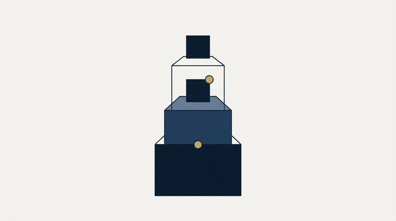 Section illustration: Where the number lands in a stack