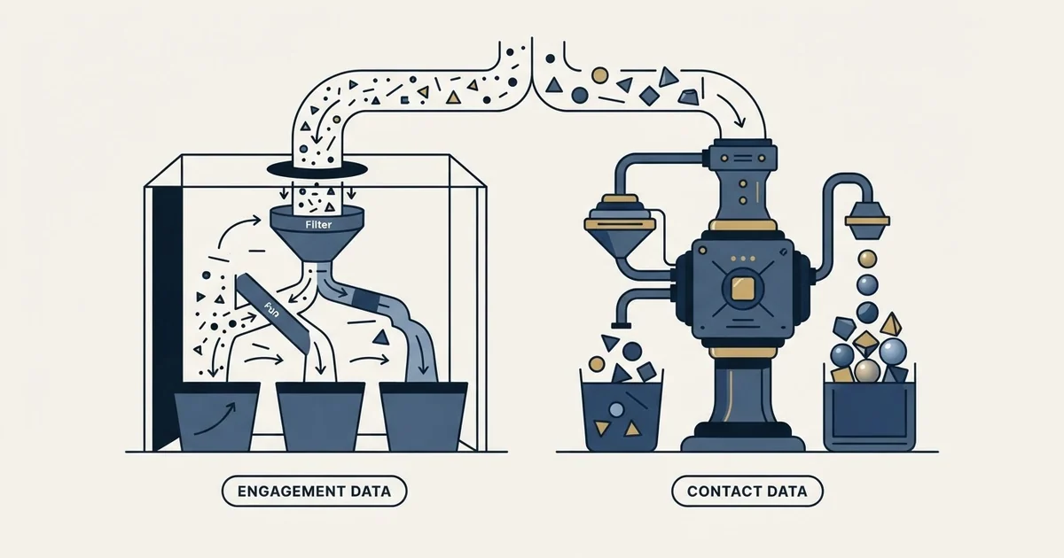 Editorial illustration for Common Room vs Lusha