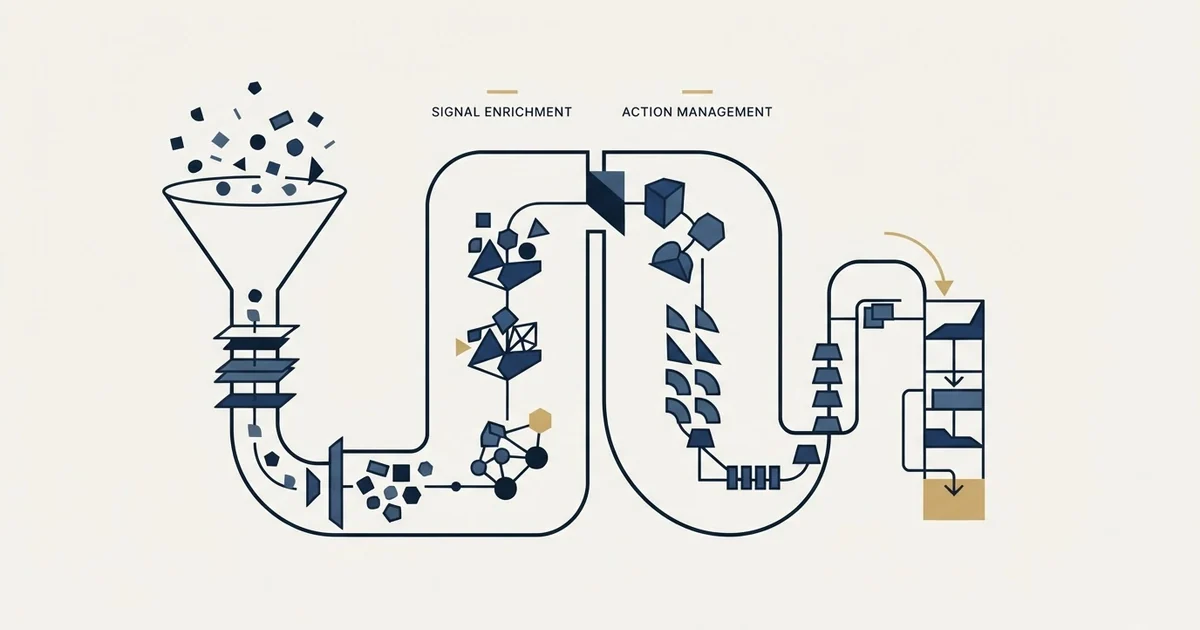 Editorial illustration for Common Room vs OnePageCRM