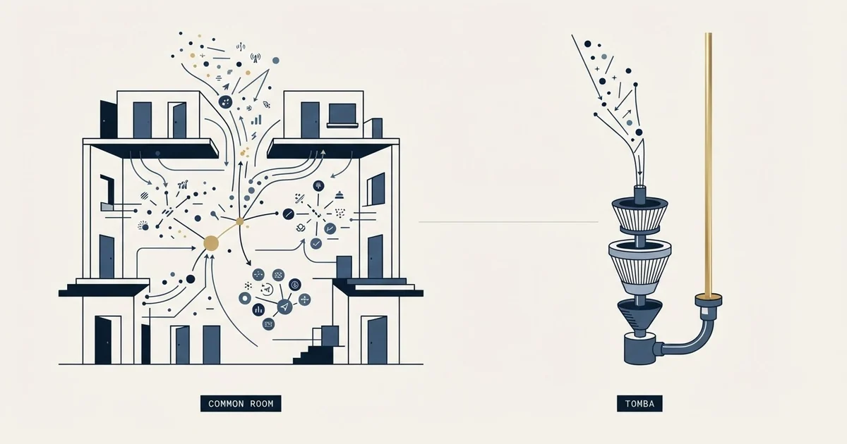 Editorial illustration for Common Room vs Tomba