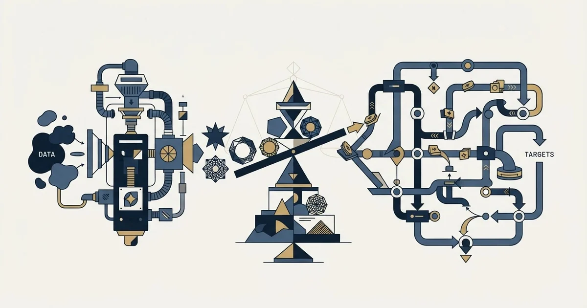 Editorial illustration for CompanyEnrich vs La Growth Machine