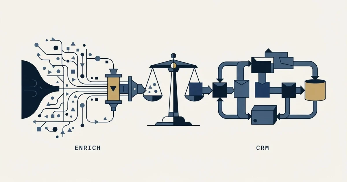 Editorial illustration for CompanyEnrich vs Streak