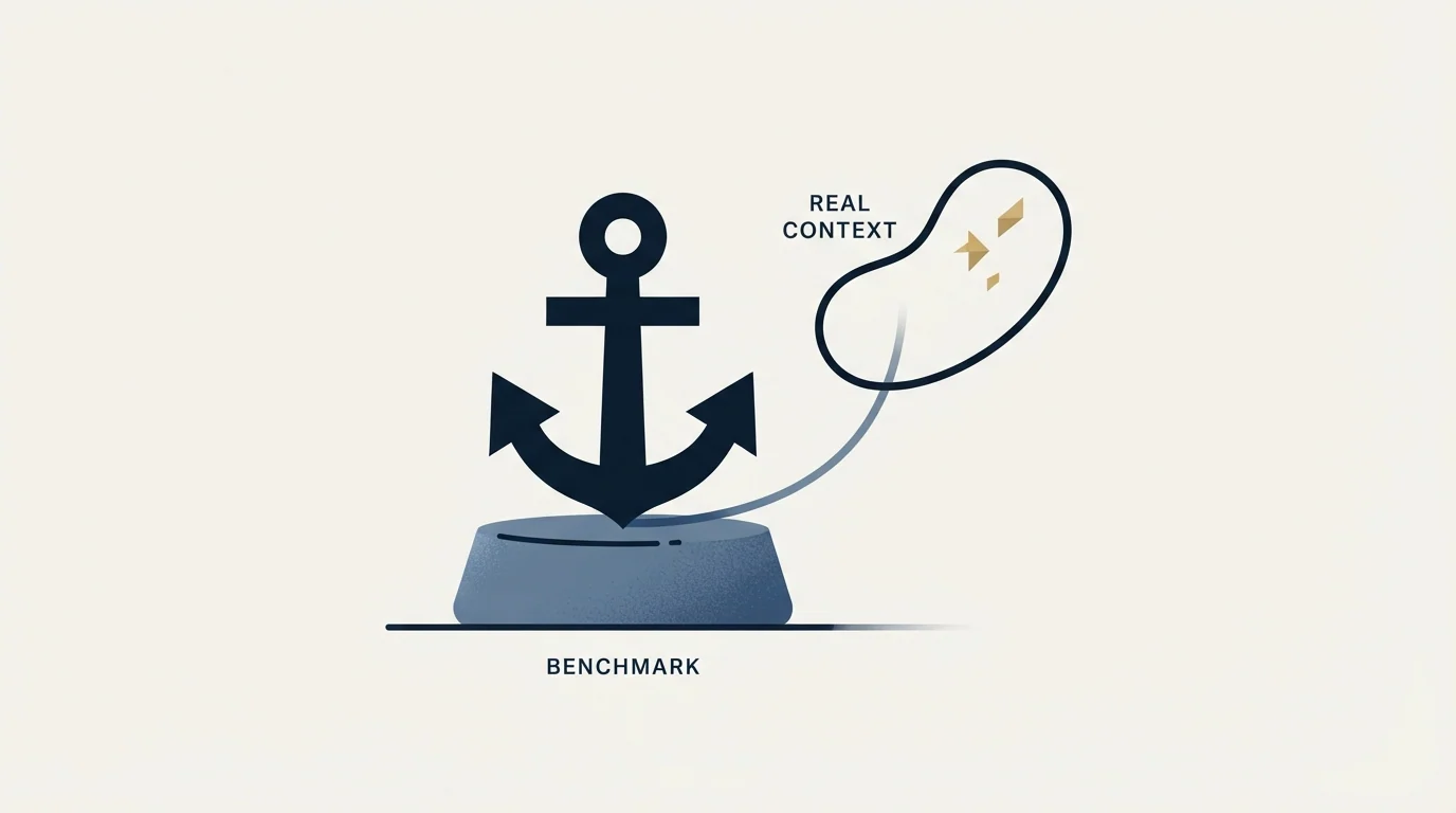 Section illustration: When the Benchmark Stops Mattering