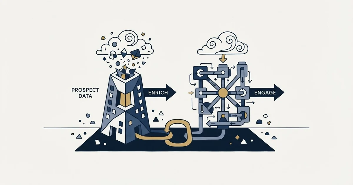 Editorial illustration for ContactOut vs Dripify
