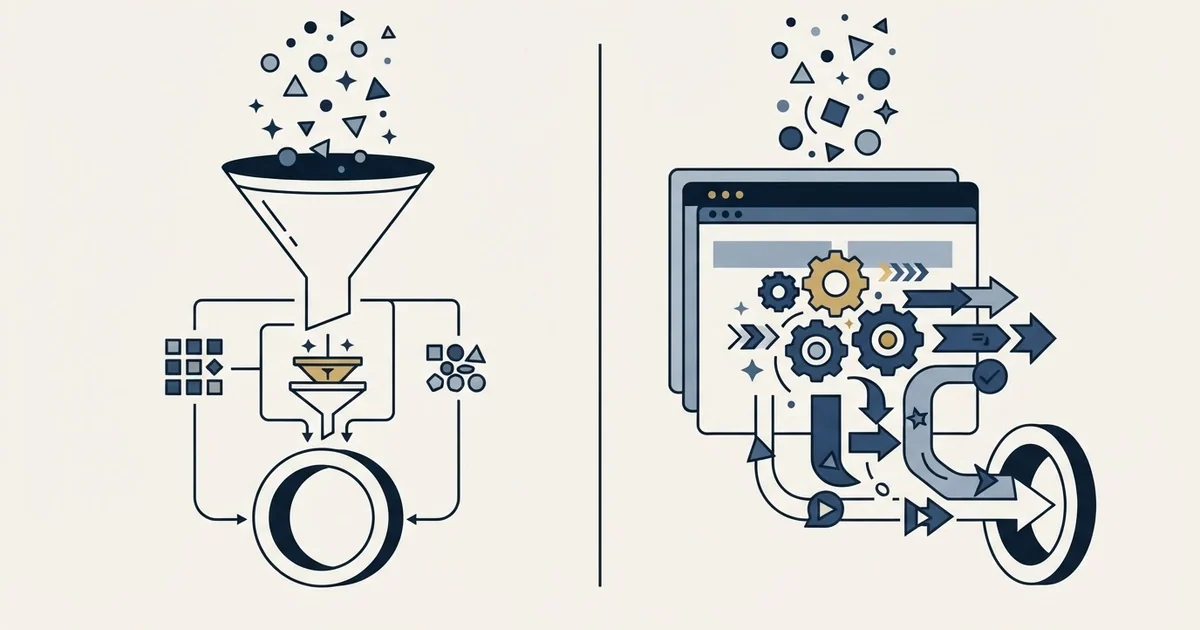 Editorial illustration for ContactOut vs GetSales.io