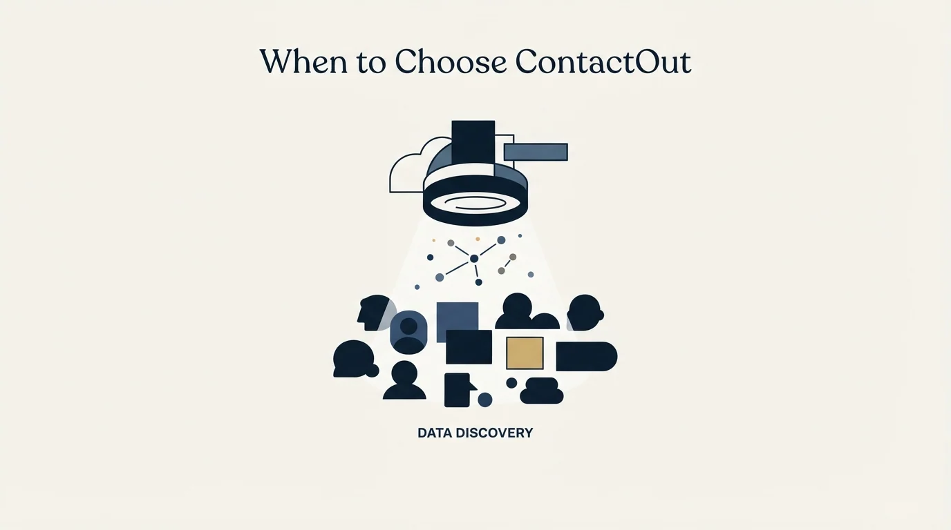 Section illustration: When to Choose ContactOut