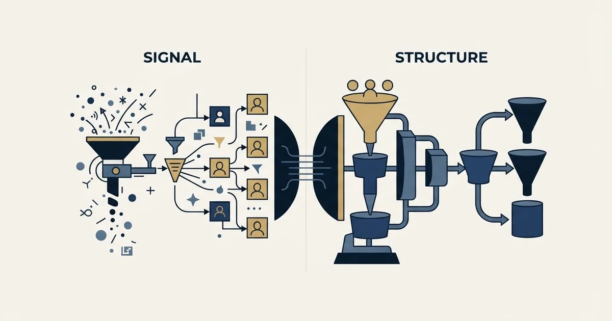 Editorial illustration for ContactOut vs Pipeline CRM