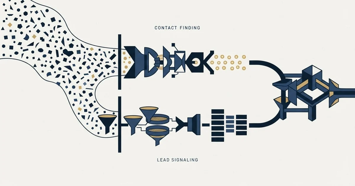 Editorial illustration for ContactOut vs PredictLeads