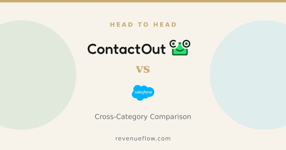 Branded cover: ContactOut vs Salesforce: Cross-Category Comparison