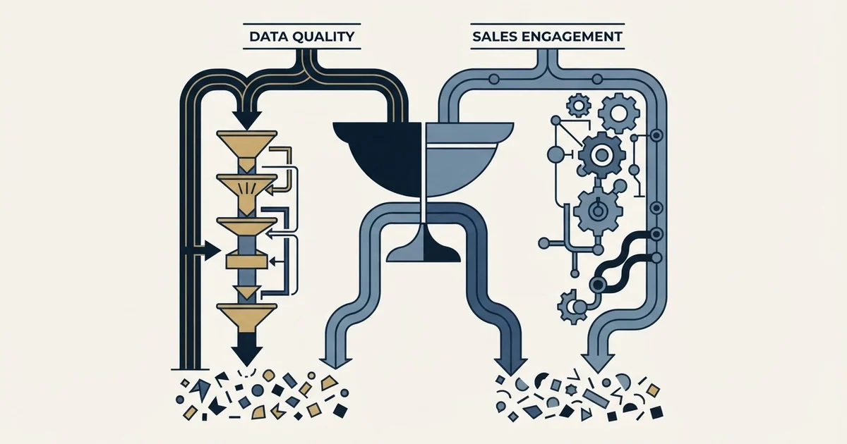 Editorial illustration for ContactOut vs Salesgear