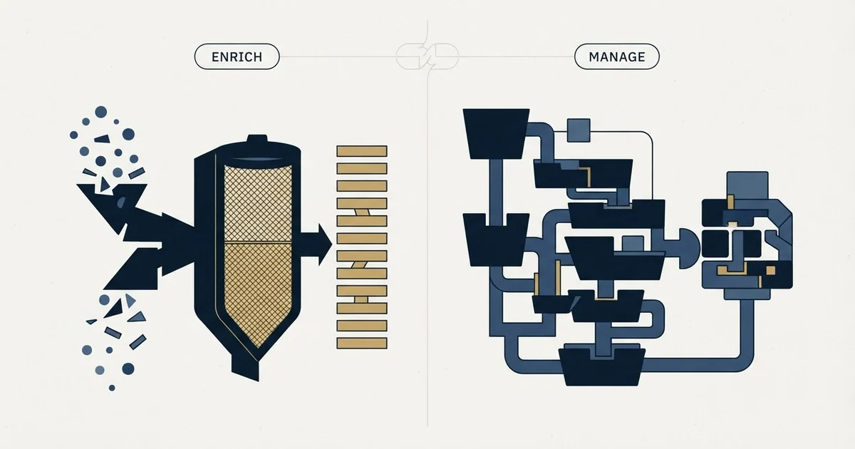 Editorial illustration for ContactOut vs Vtiger